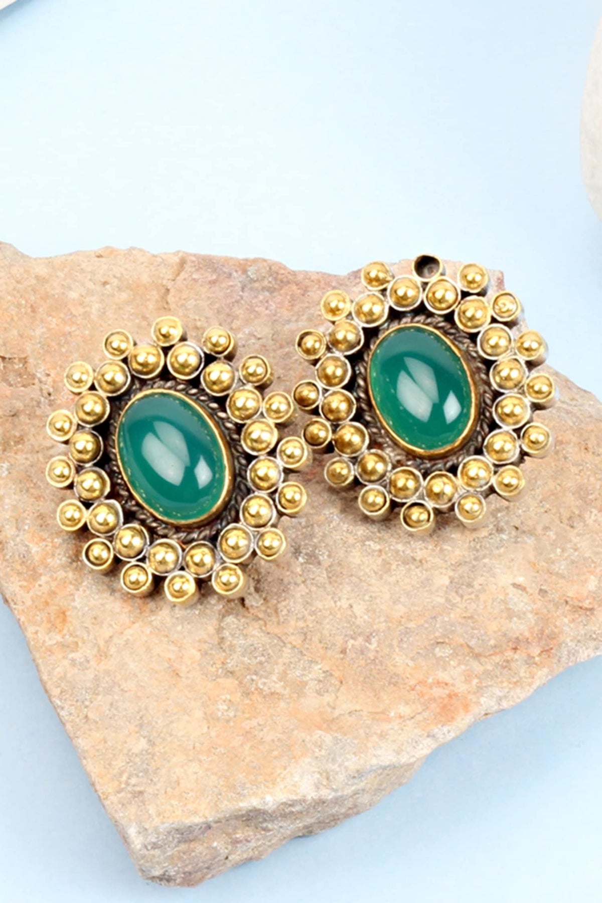 Handcrafted Carved Studs 