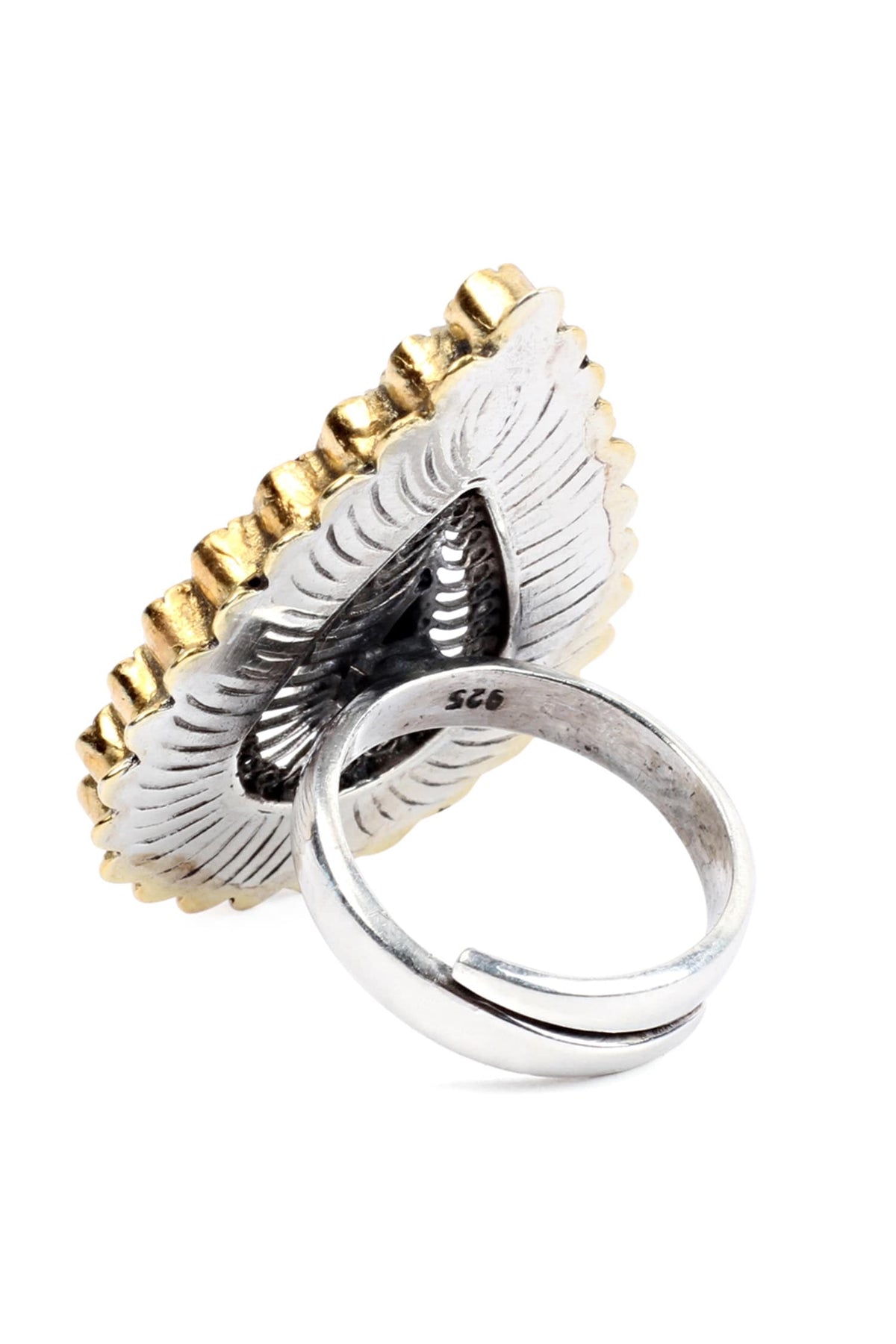 Handcrafted Teardrop Ring 