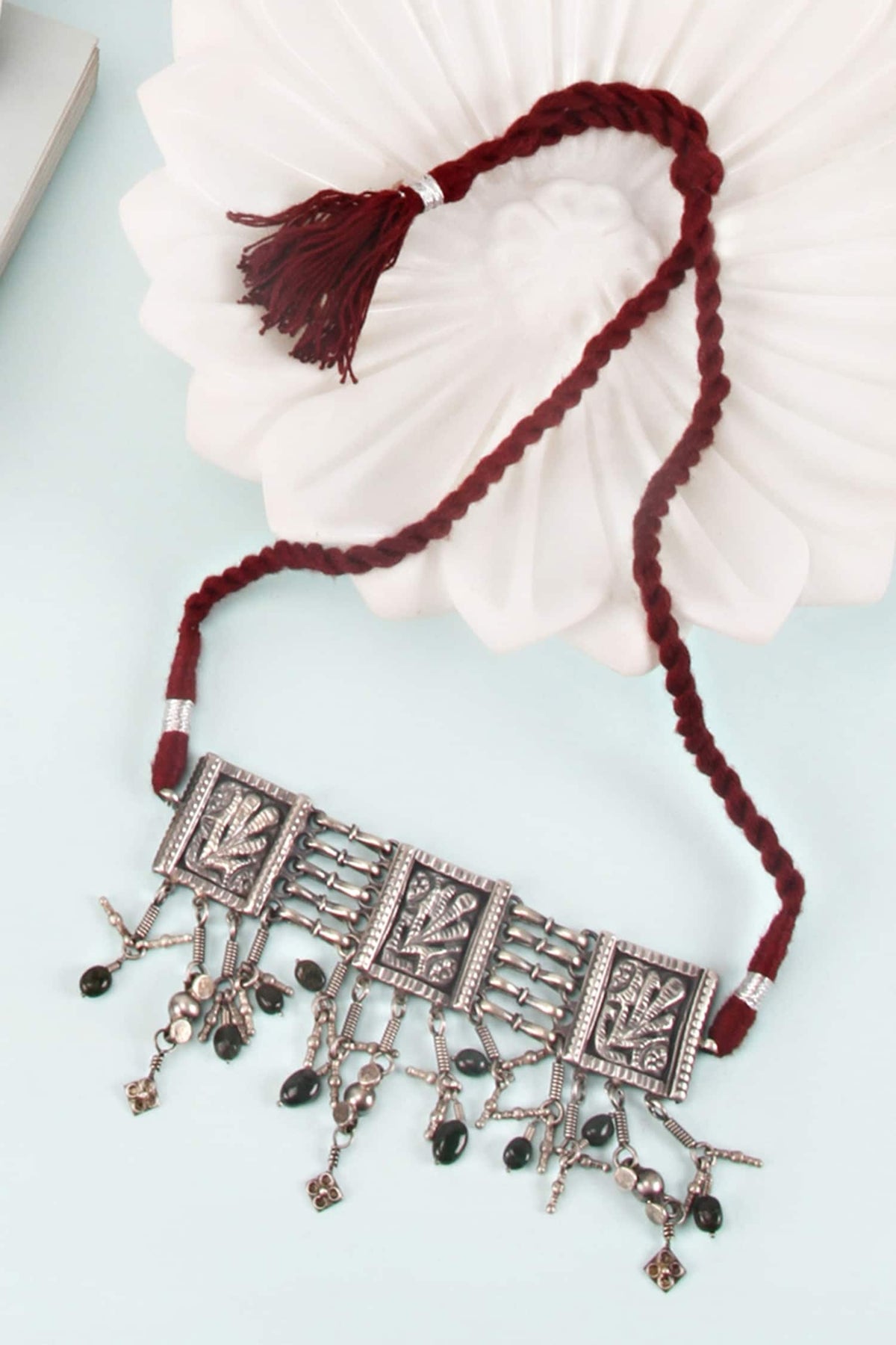 Handcrafted Carved Choker 