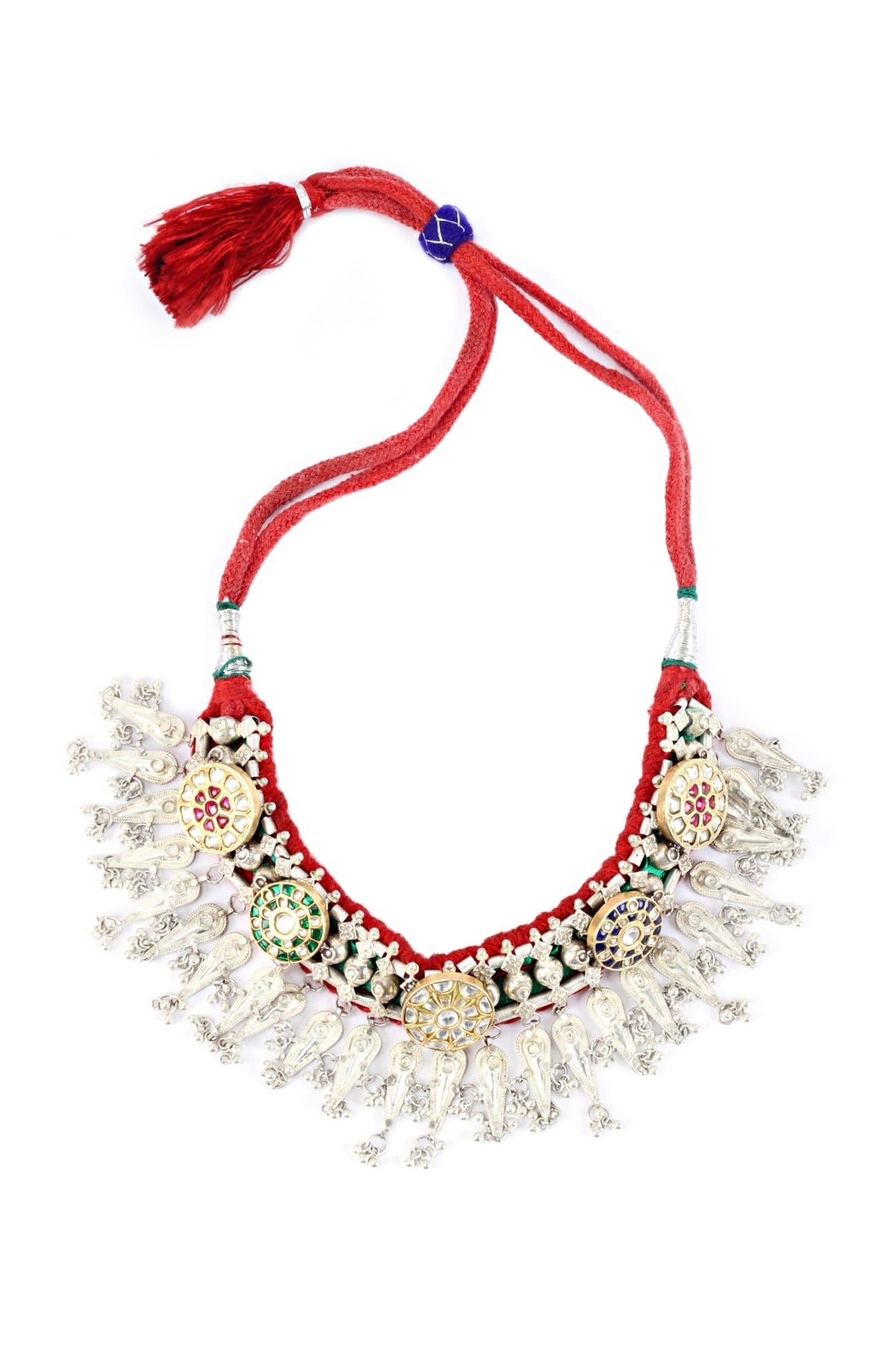 Handcrafted Floral Carved Choker 