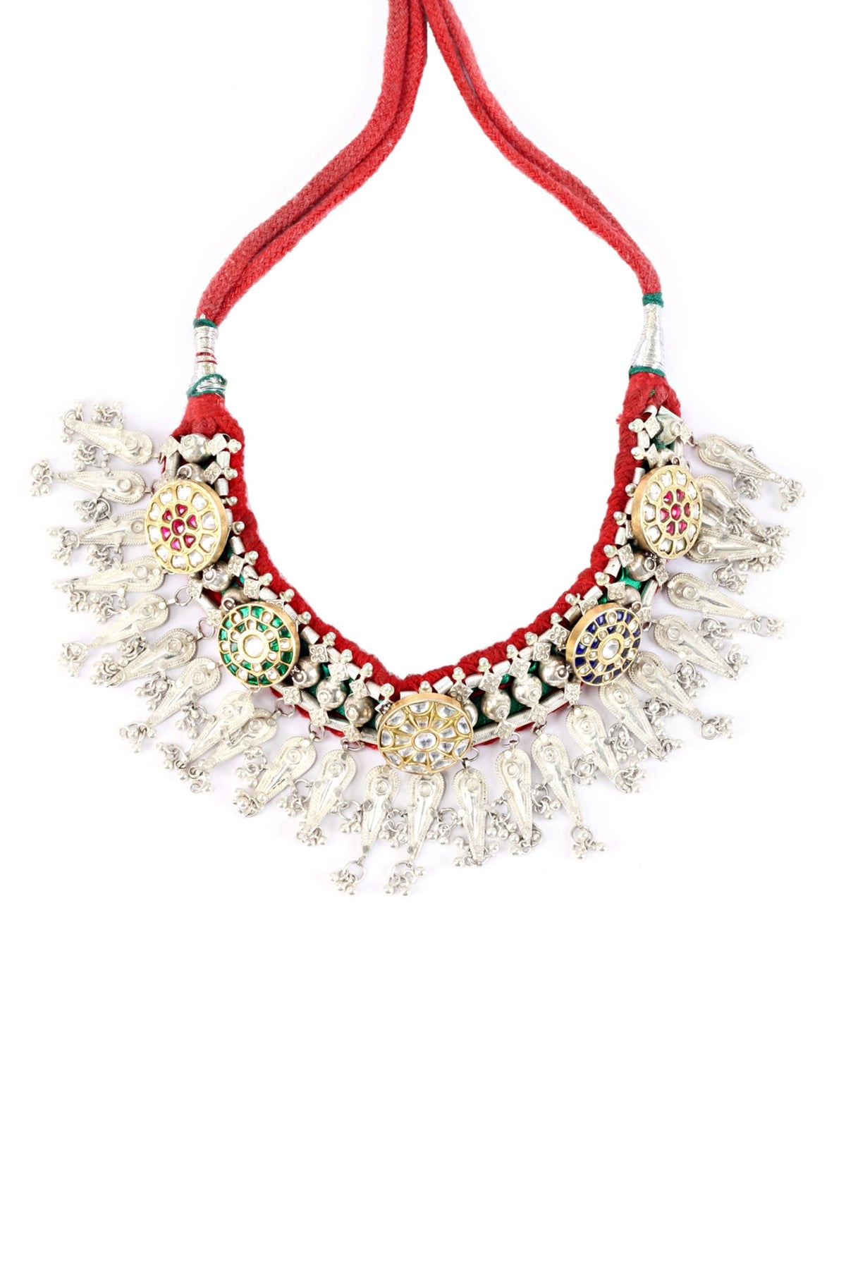 Handcrafted Floral Carved Choker 