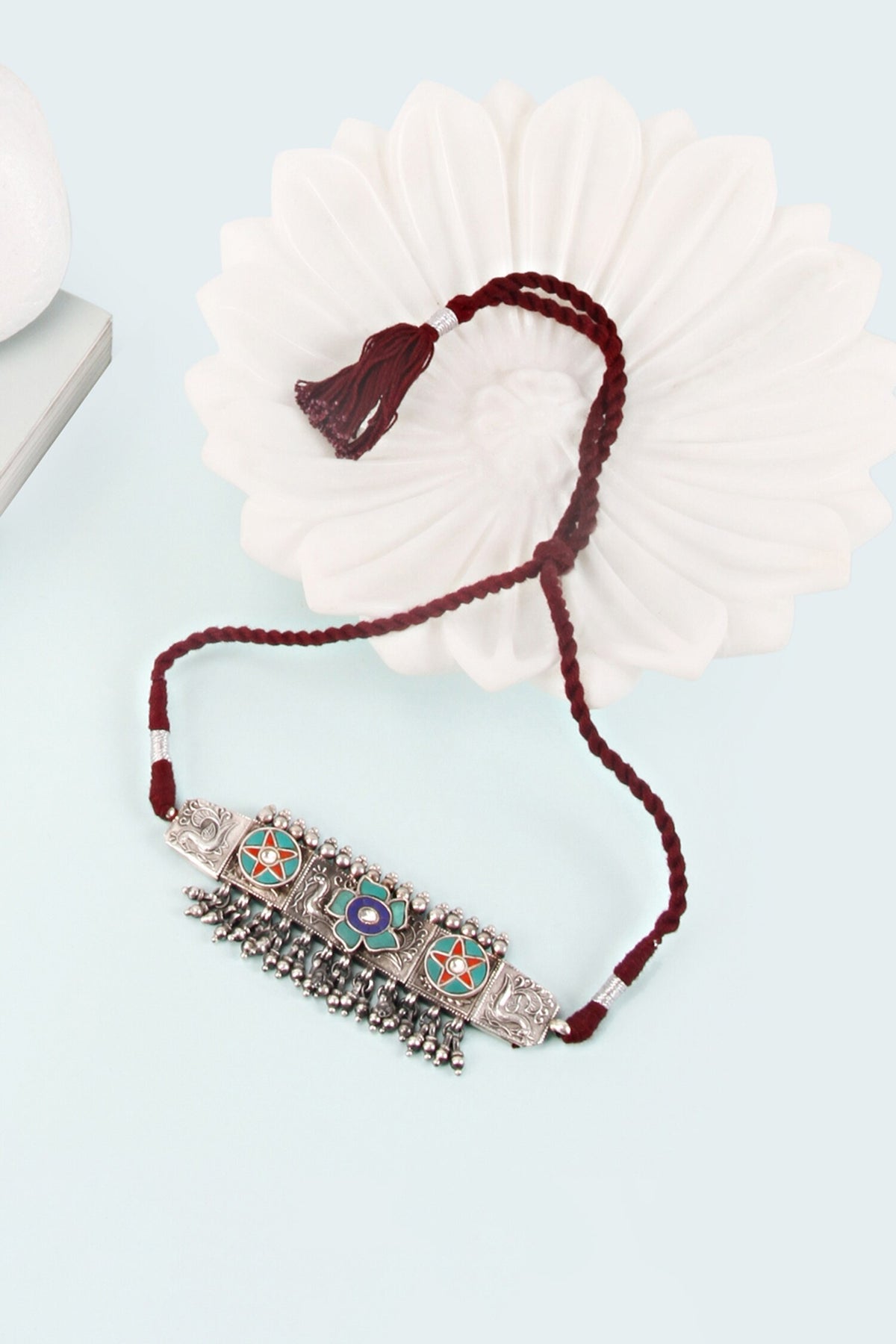 Handcrafted Carved Choker 