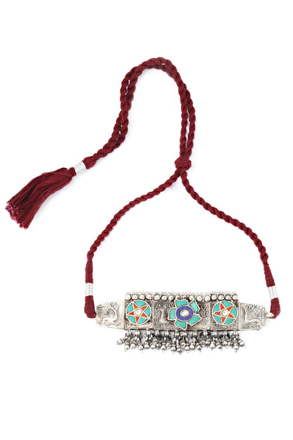 Handcrafted Carved Choker 
