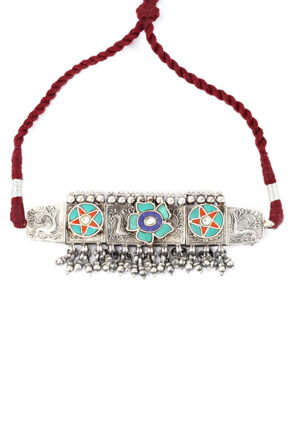 Handcrafted Carved Choker 