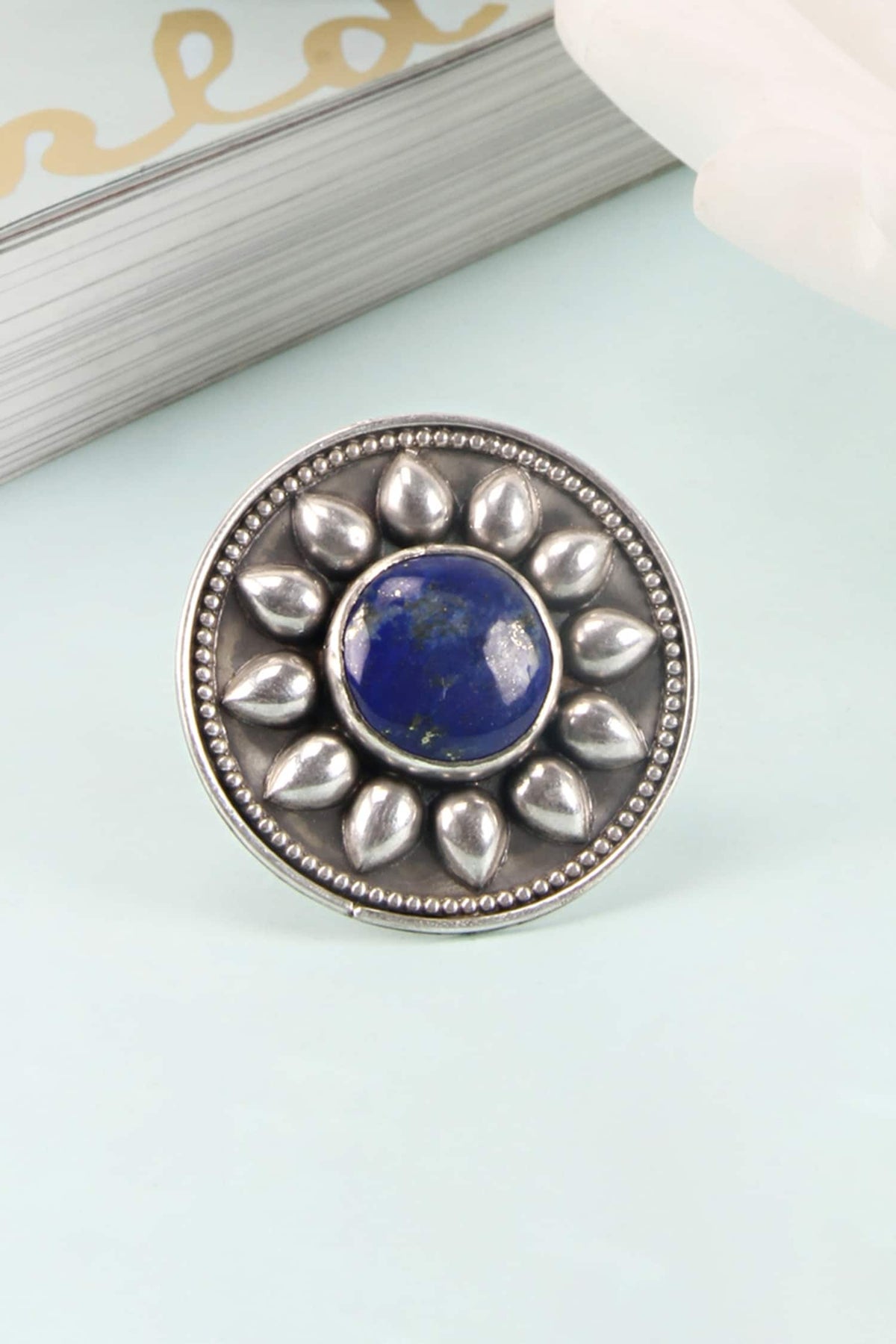 Handcrafted Carved Ring 