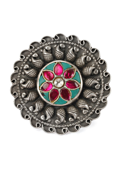 Handcrafted Carved Ring 