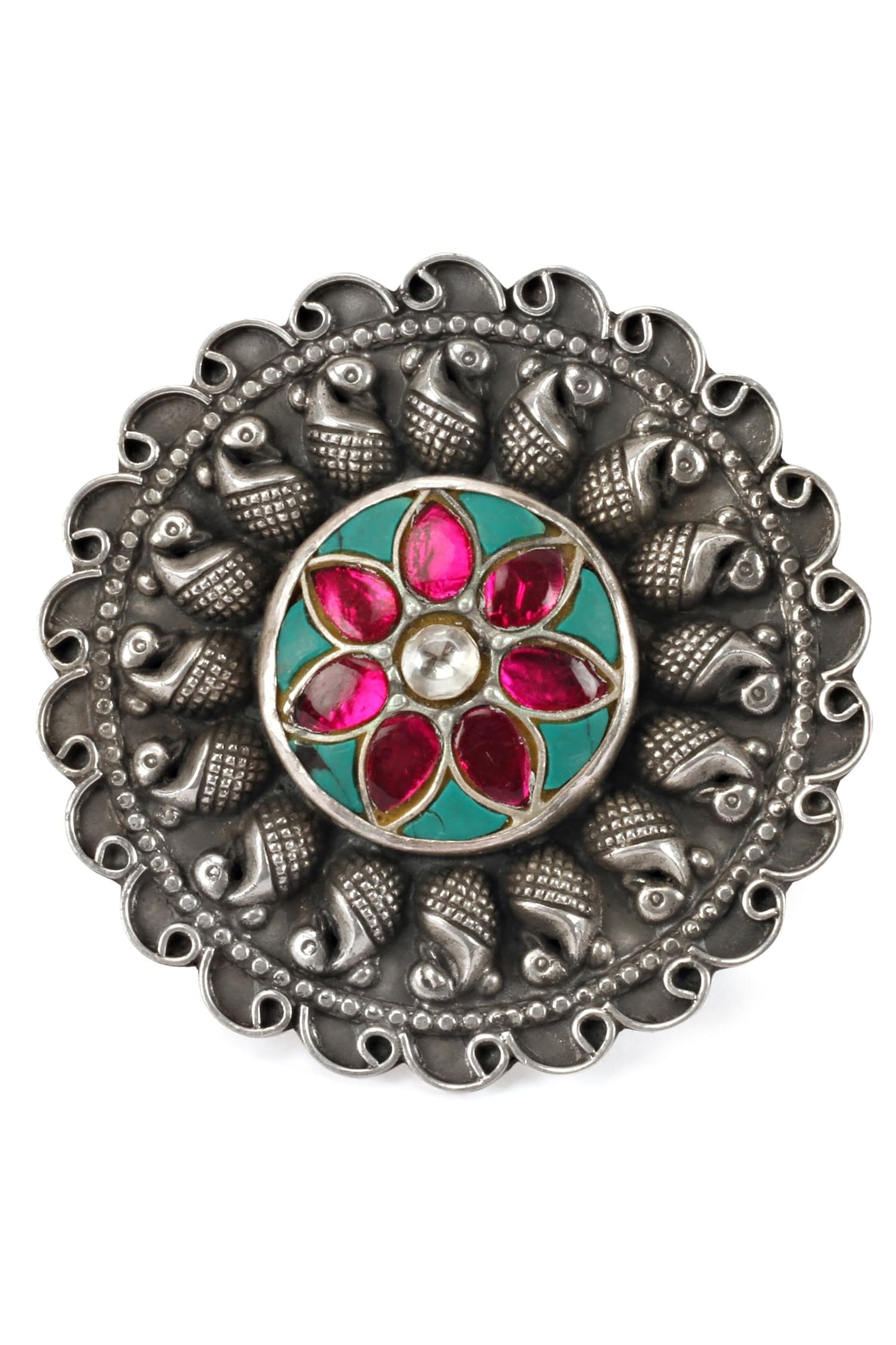 Handcrafted Carved Ring 