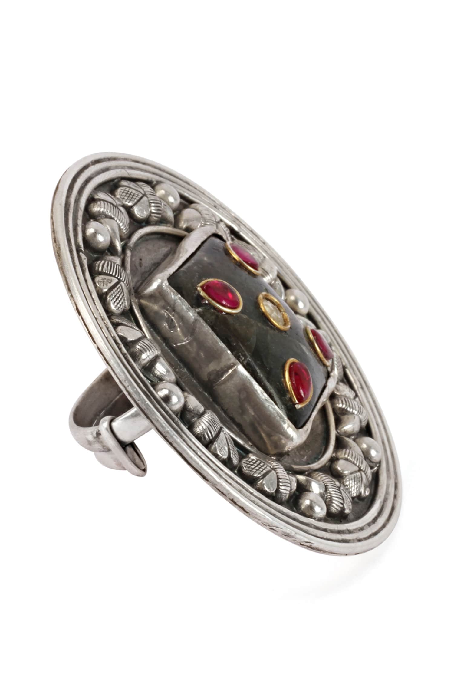 Handcrafted Carved Ring 