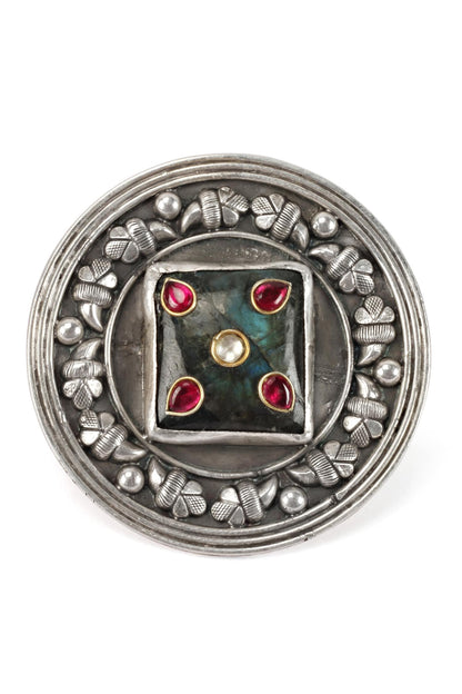 Handcrafted Carved Ring 