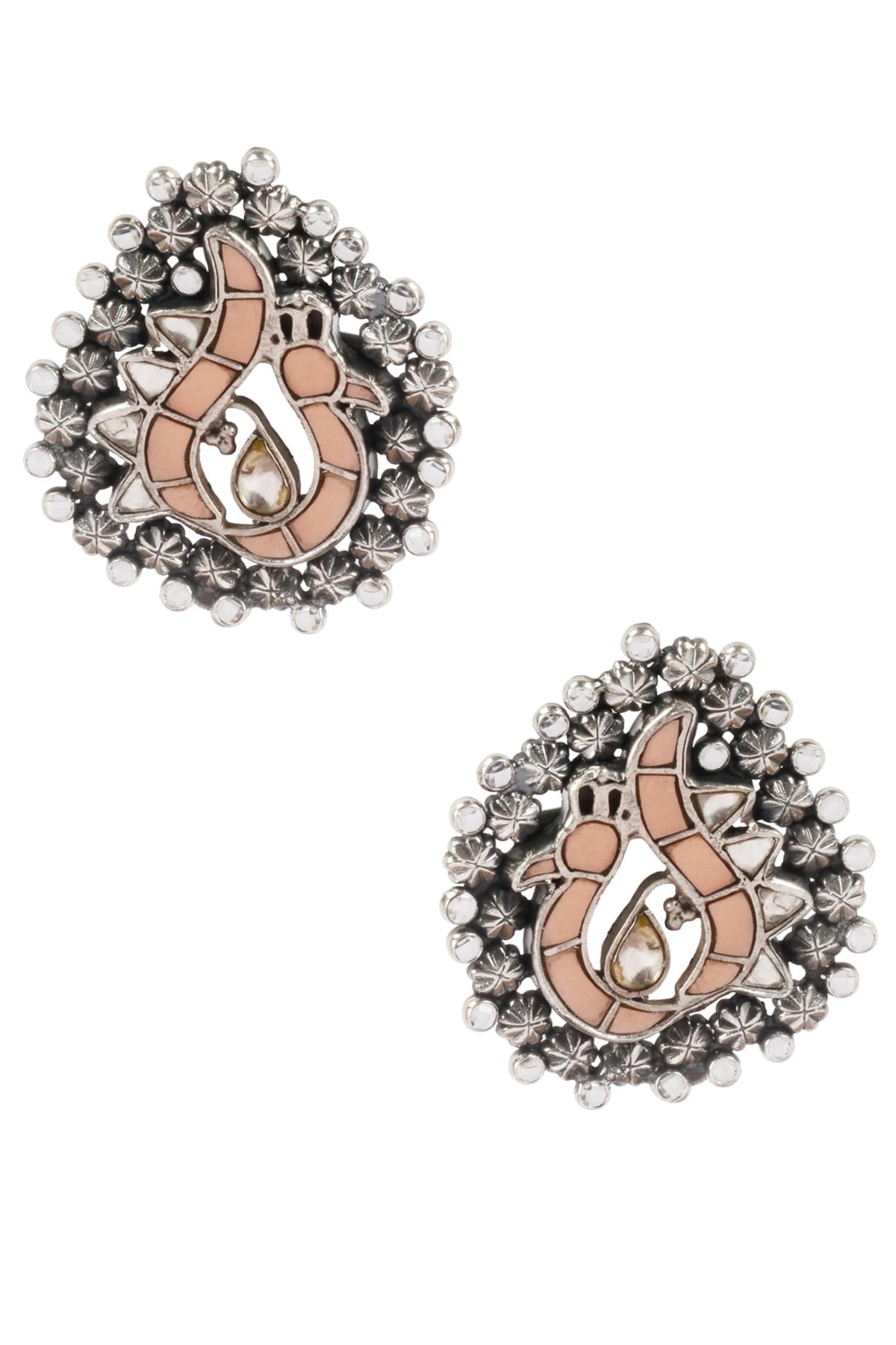 Handcrafted Carved Studs 