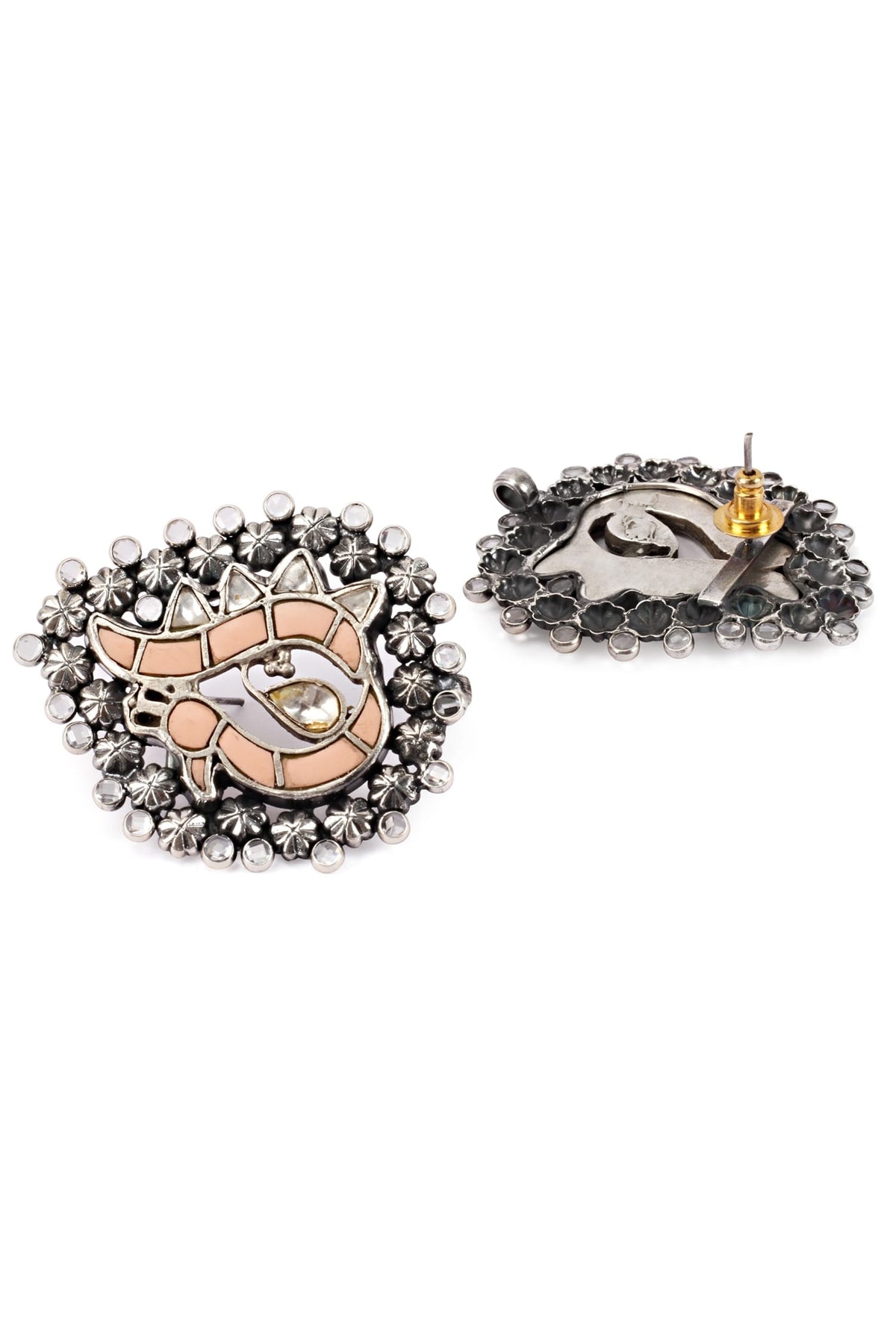 Handcrafted Carved Studs 