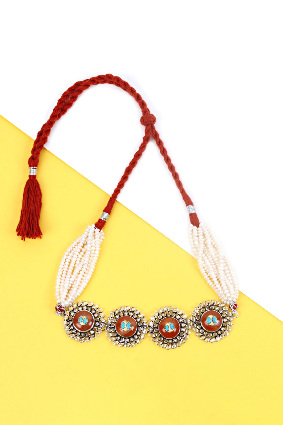 Handcrafted Carved Choker 