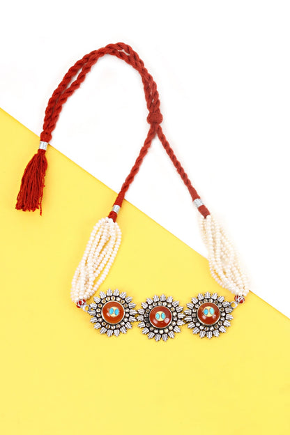 Handcrafted Stone Studded Choker 