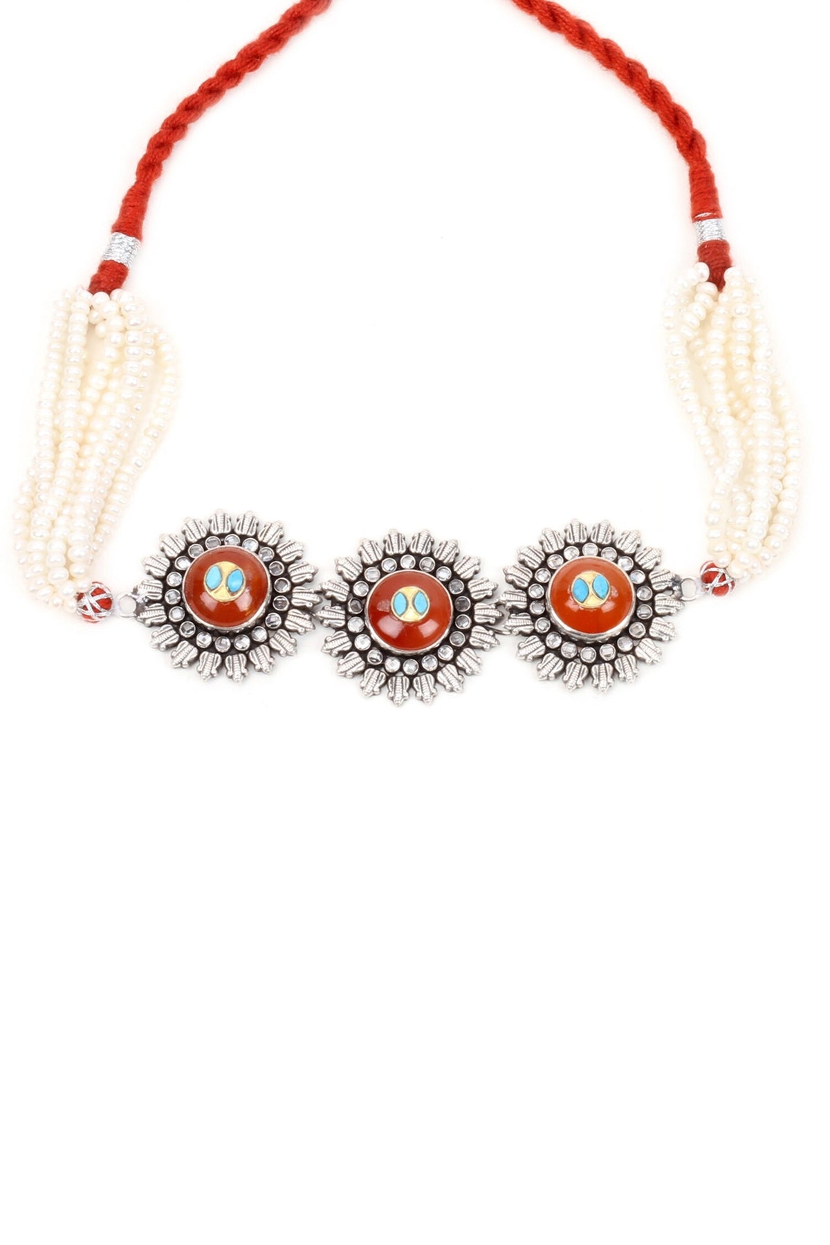 Handcrafted Stone Studded Choker 