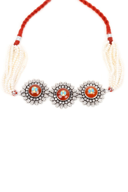 Handcrafted Stone Studded Choker 