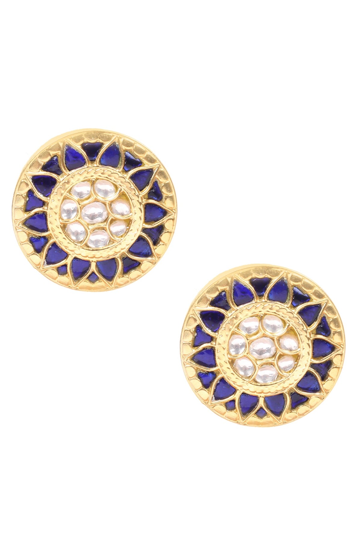 Handcrafted Circular Studs 