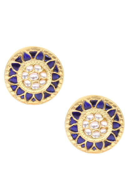 Handcrafted Circular Studs 