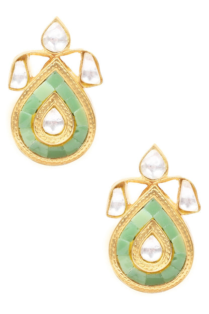 Handcrafted Teardrop Studs 