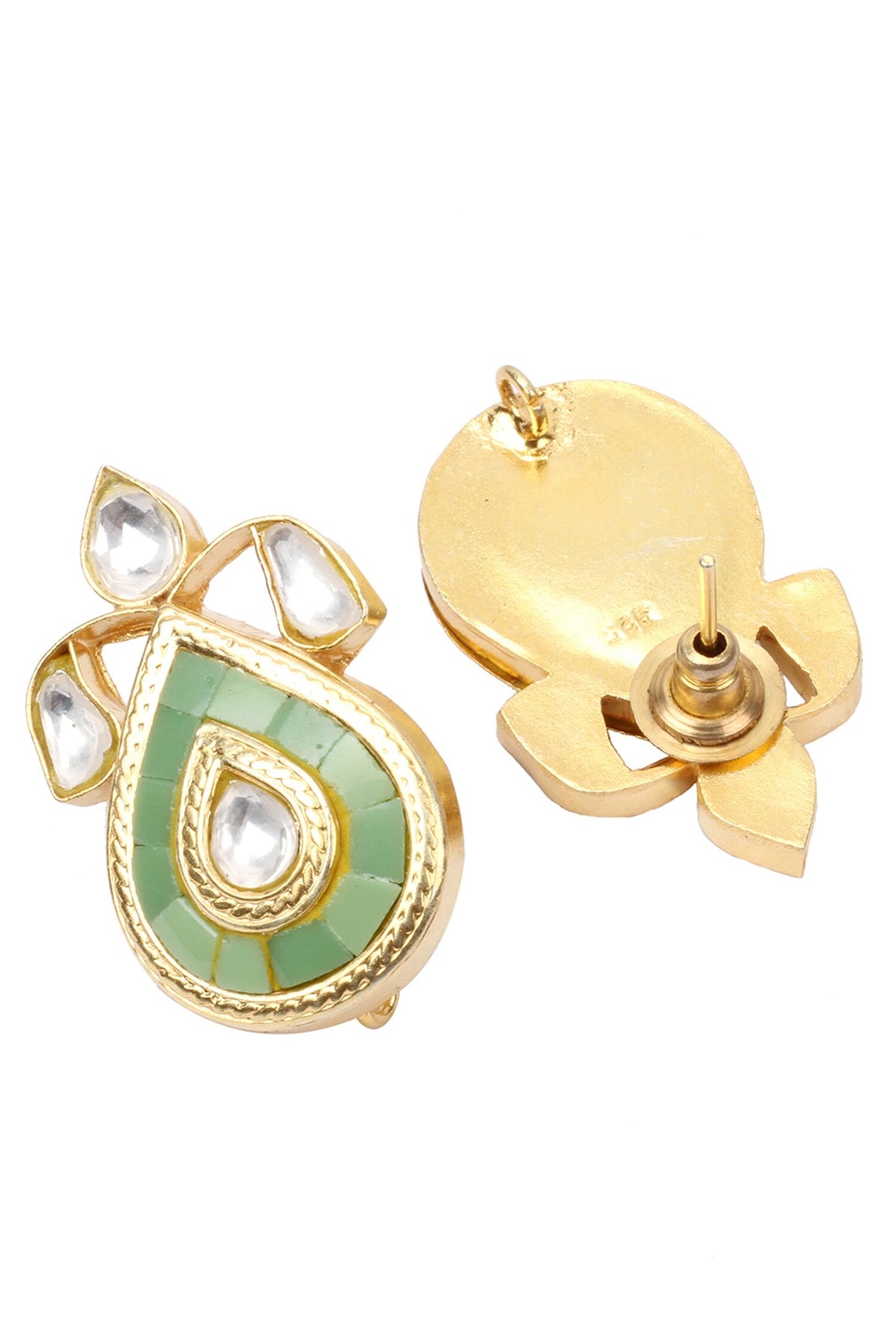 Handcrafted Teardrop Studs 