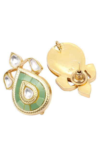 Handcrafted Teardrop Studs 