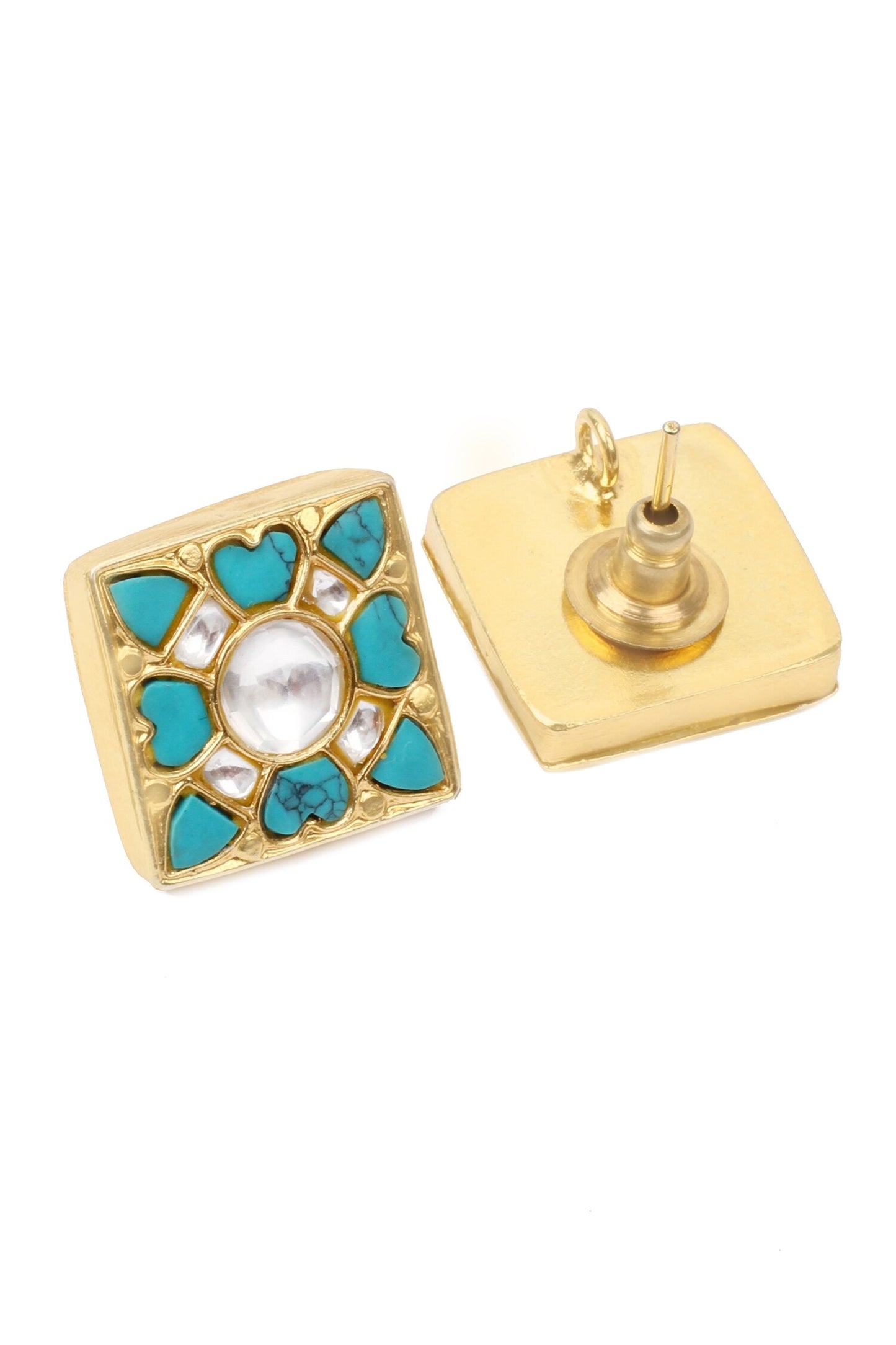 Handcrafted Square Studs 