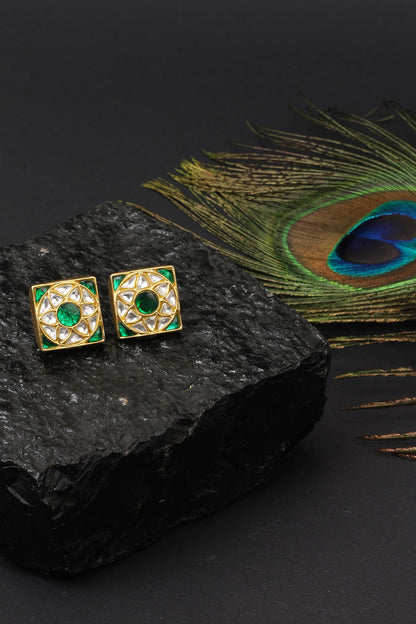 Handcrafted Square Studs 
