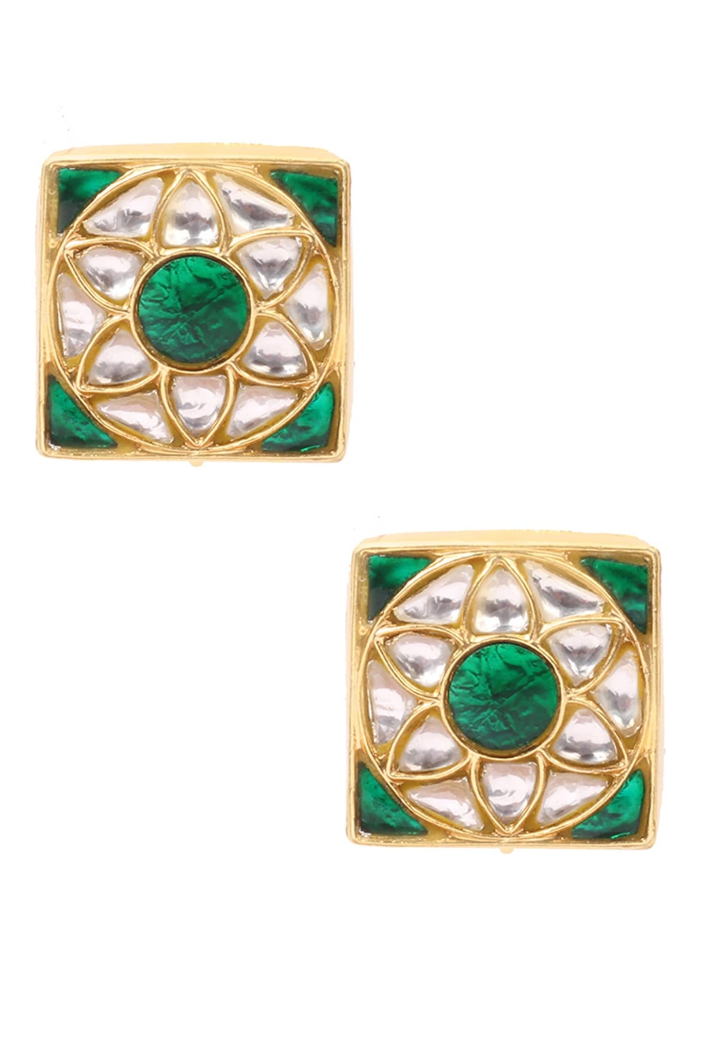 Handcrafted Square Studs 