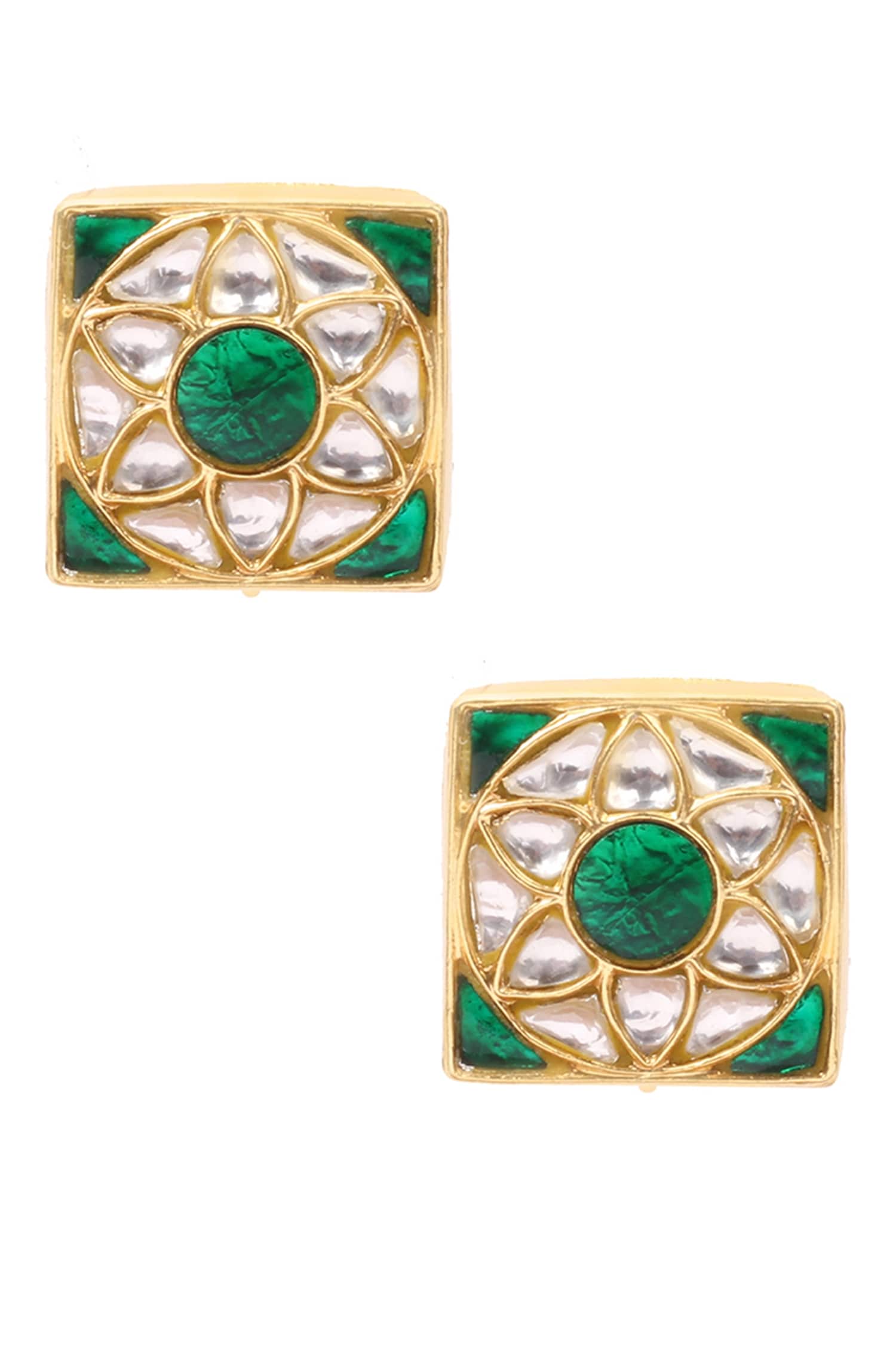 Handcrafted Square Studs 