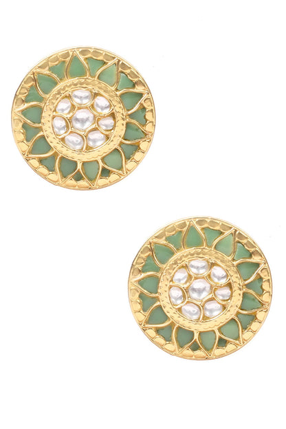 Handcrafted Stone Embellished Studs 