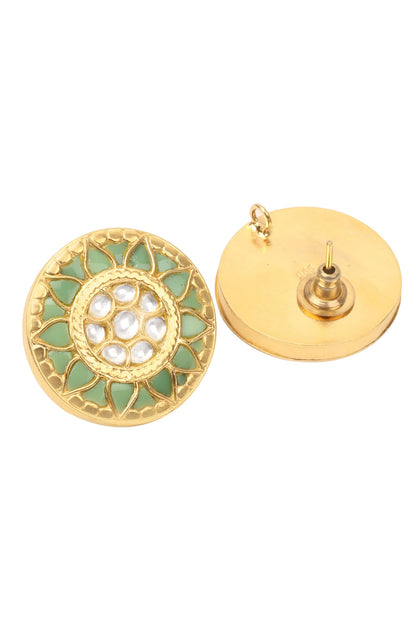 Handcrafted Stone Embellished Studs 
