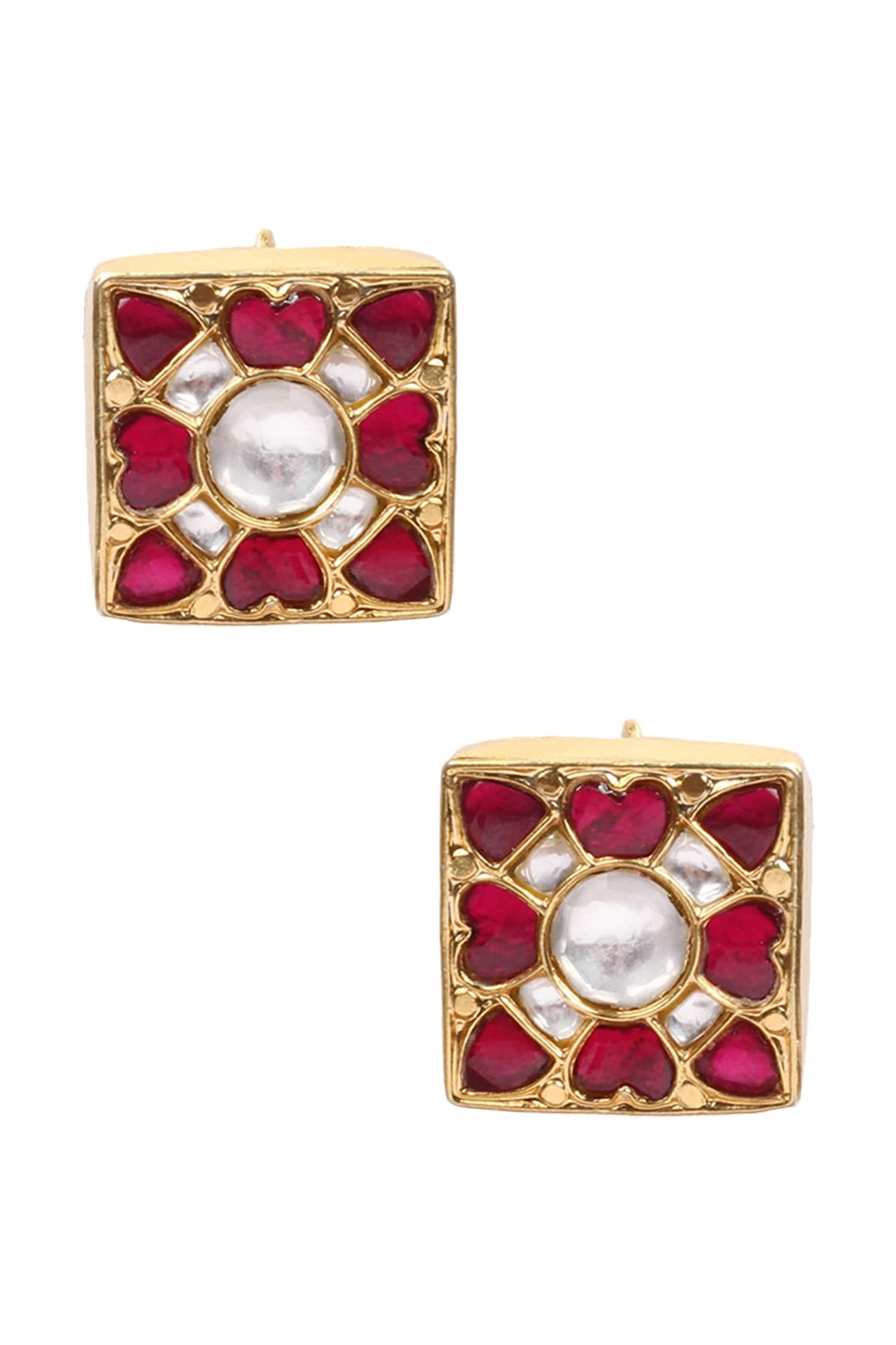 Handcrafted Square Studs 