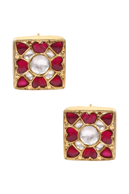 Handcrafted Square Studs 