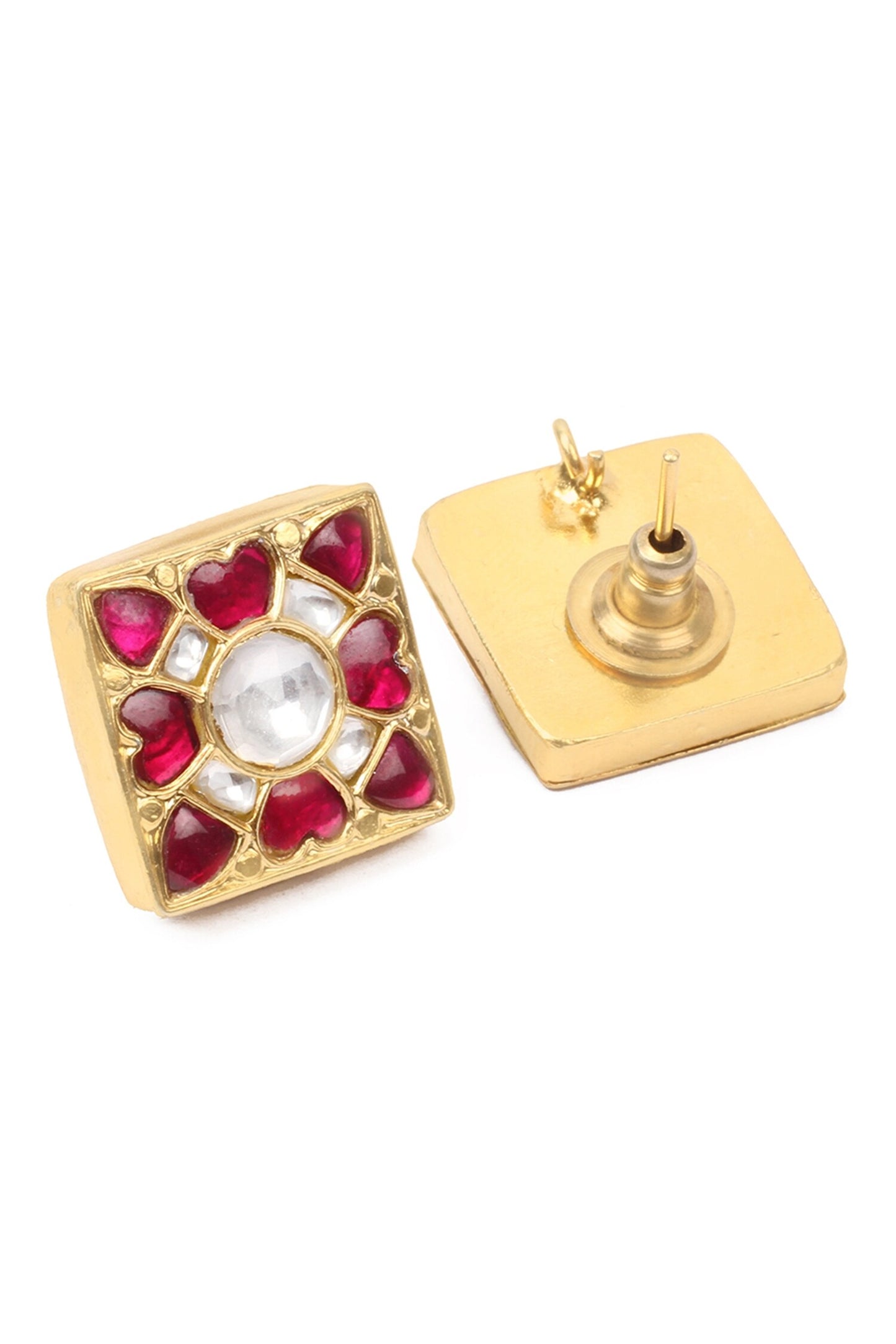 Handcrafted Square Studs 