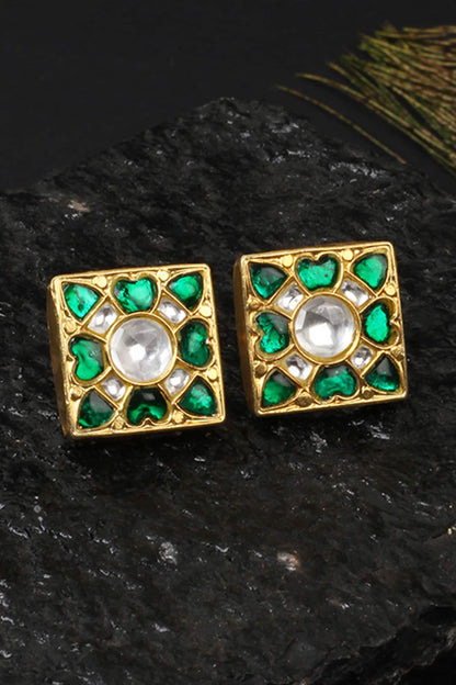 Handcrafted Square Studs 