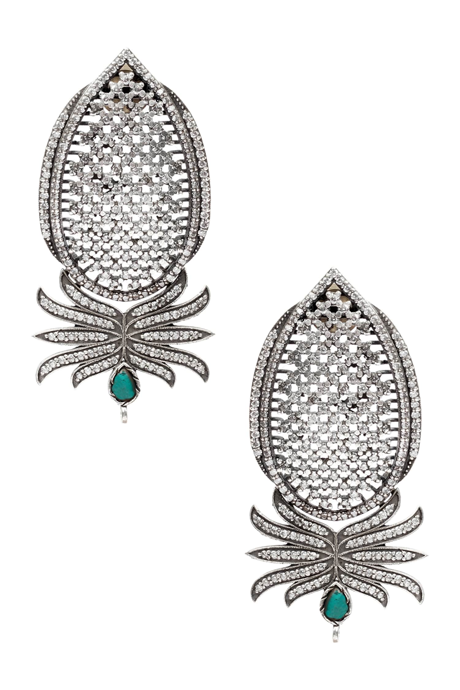 Handcrafted Cutwork Earrings 