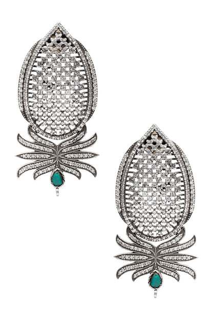 Handcrafted Cutwork Earrings 