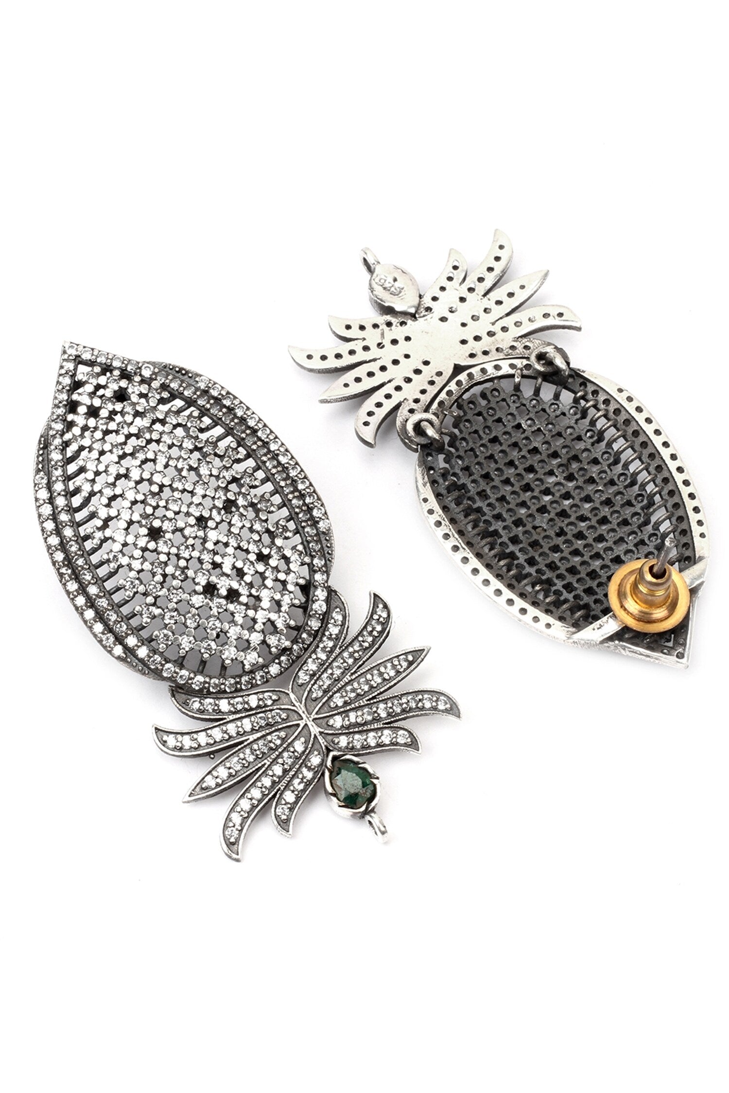 Handcrafted Cutwork Earrings 