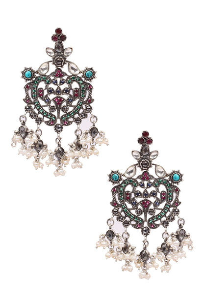 Handcrafted Bead Drop Earrings 