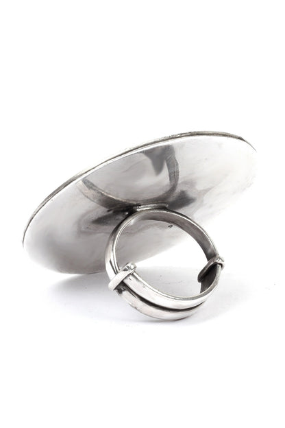 Handcrafted Circular Carved Ring 