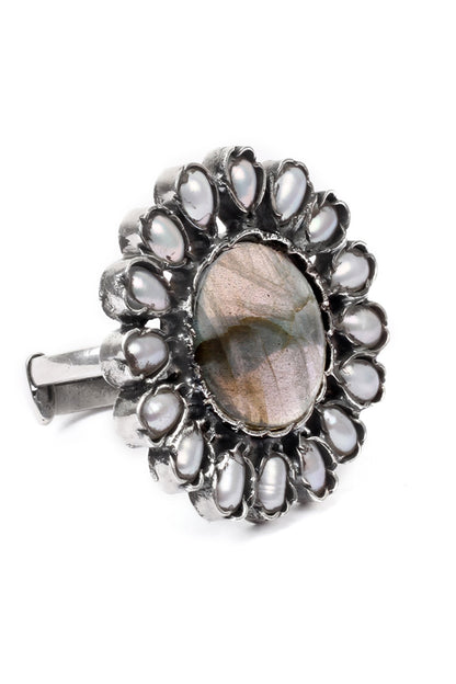 Handcrafted Carved Ring 