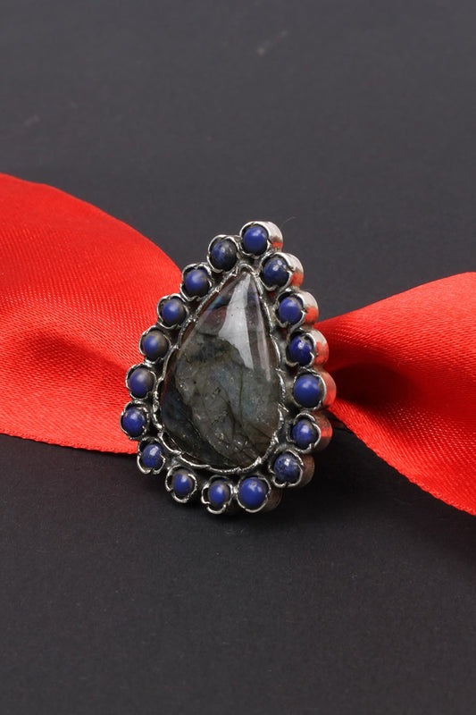 Handcrafted Teardrop Ring 