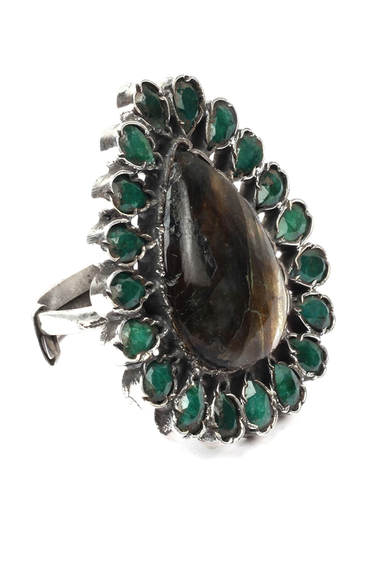 Handcrafted Teardrop Ring 