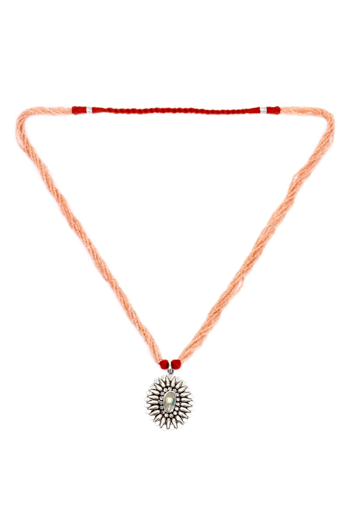 Handcrafted Carved Pendant Necklace 