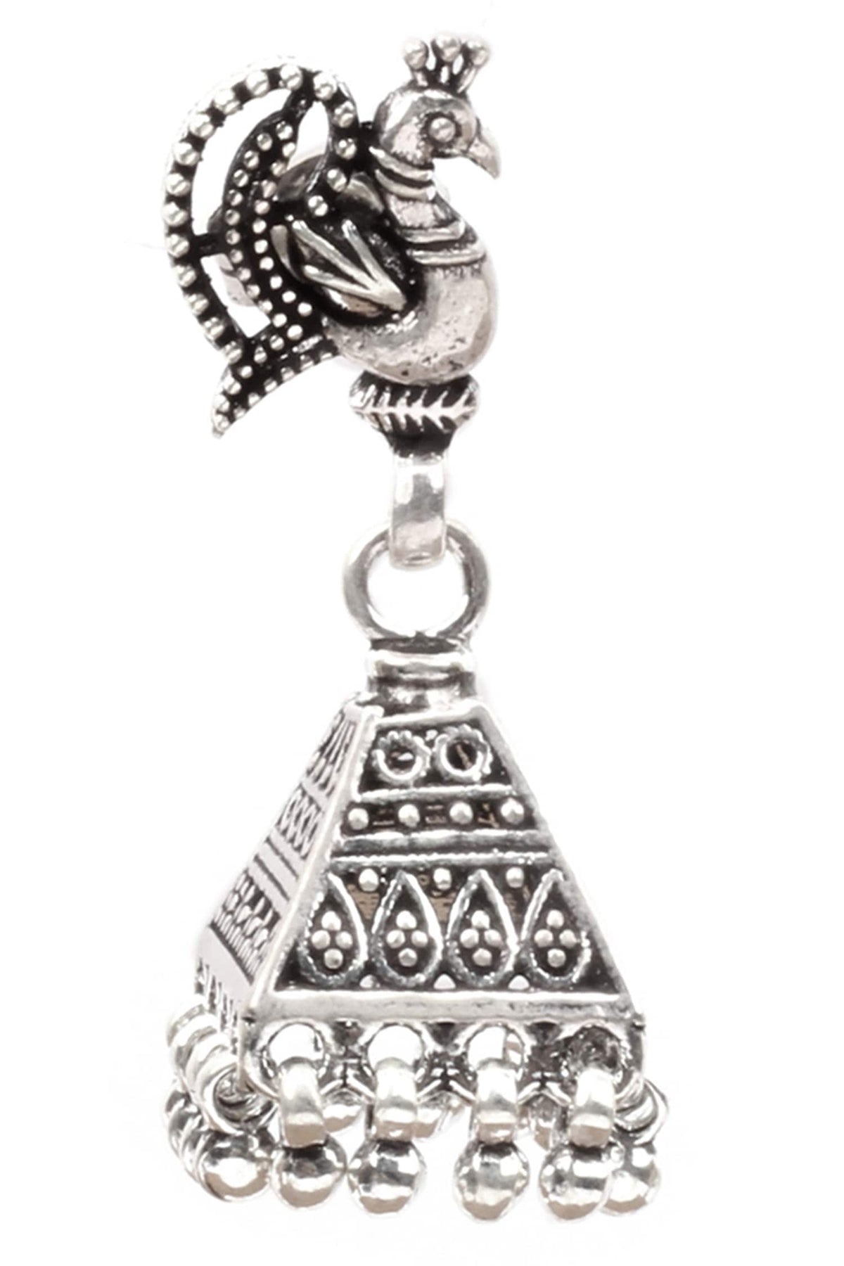 Handcrafted Carved Jhumkas 