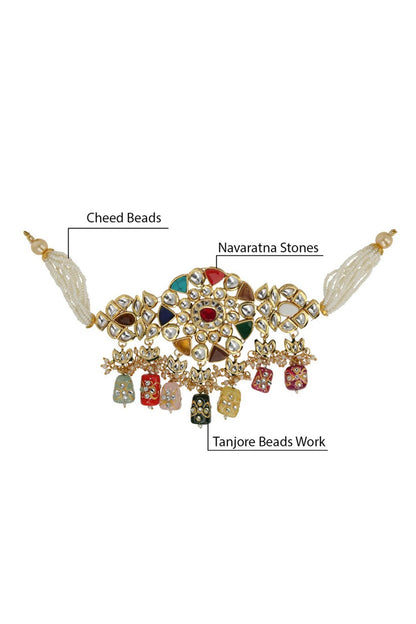 Navratna Stone Choker Set 