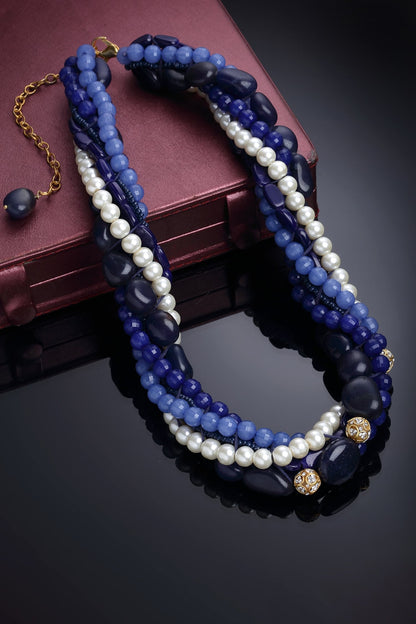 Pearls & Kundan Layered Necklace 
