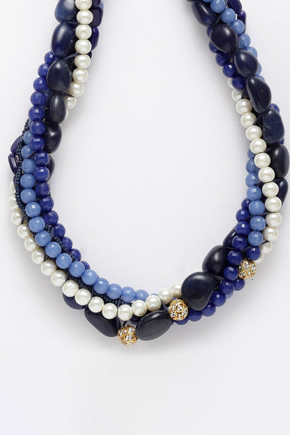 Pearls & Kundan Layered Necklace 