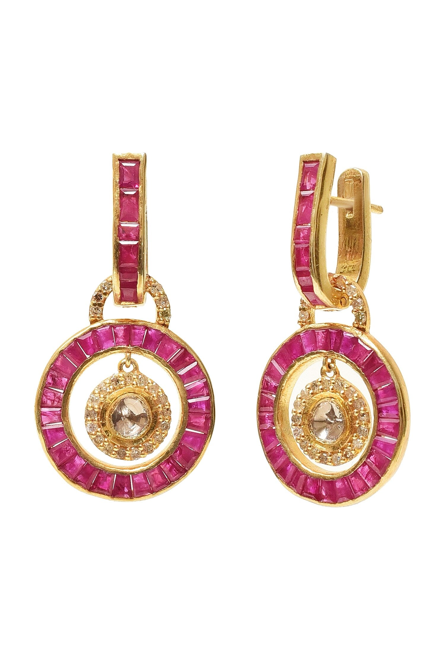 Detachable Baguette Earring 