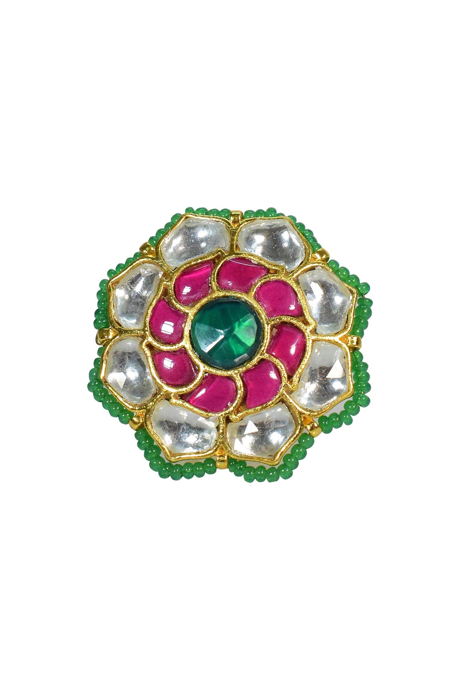 Pachi Kundan Ring 