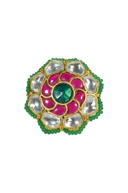 Pachi Kundan Ring 